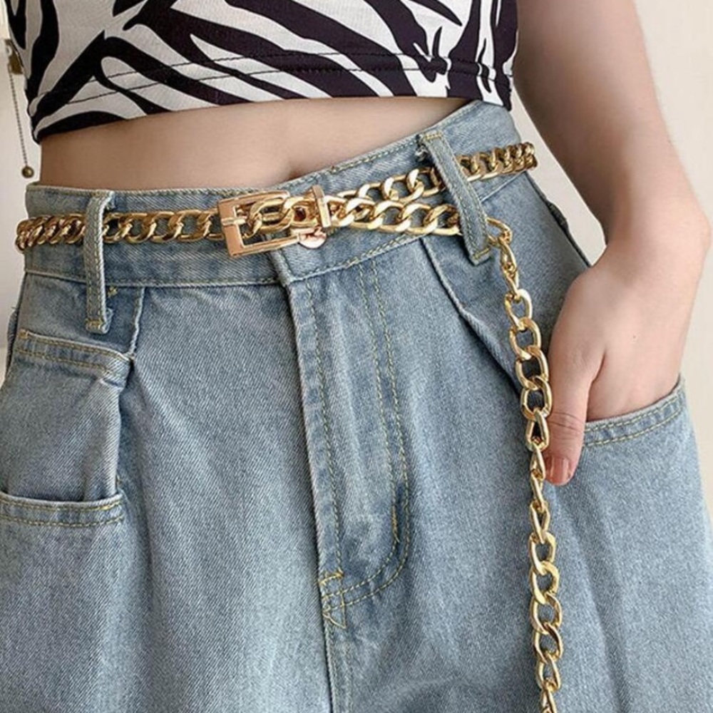 Chic Gold Chain Belt